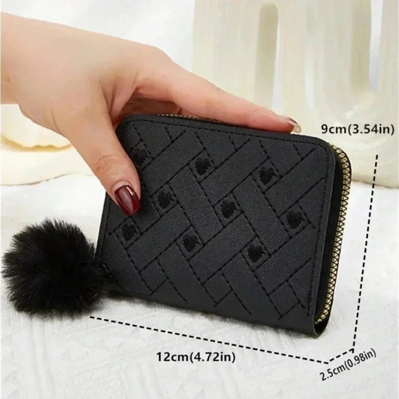 ⚠️Clearance Black Fashion Wallet With Tassel - Picture 5 of 6